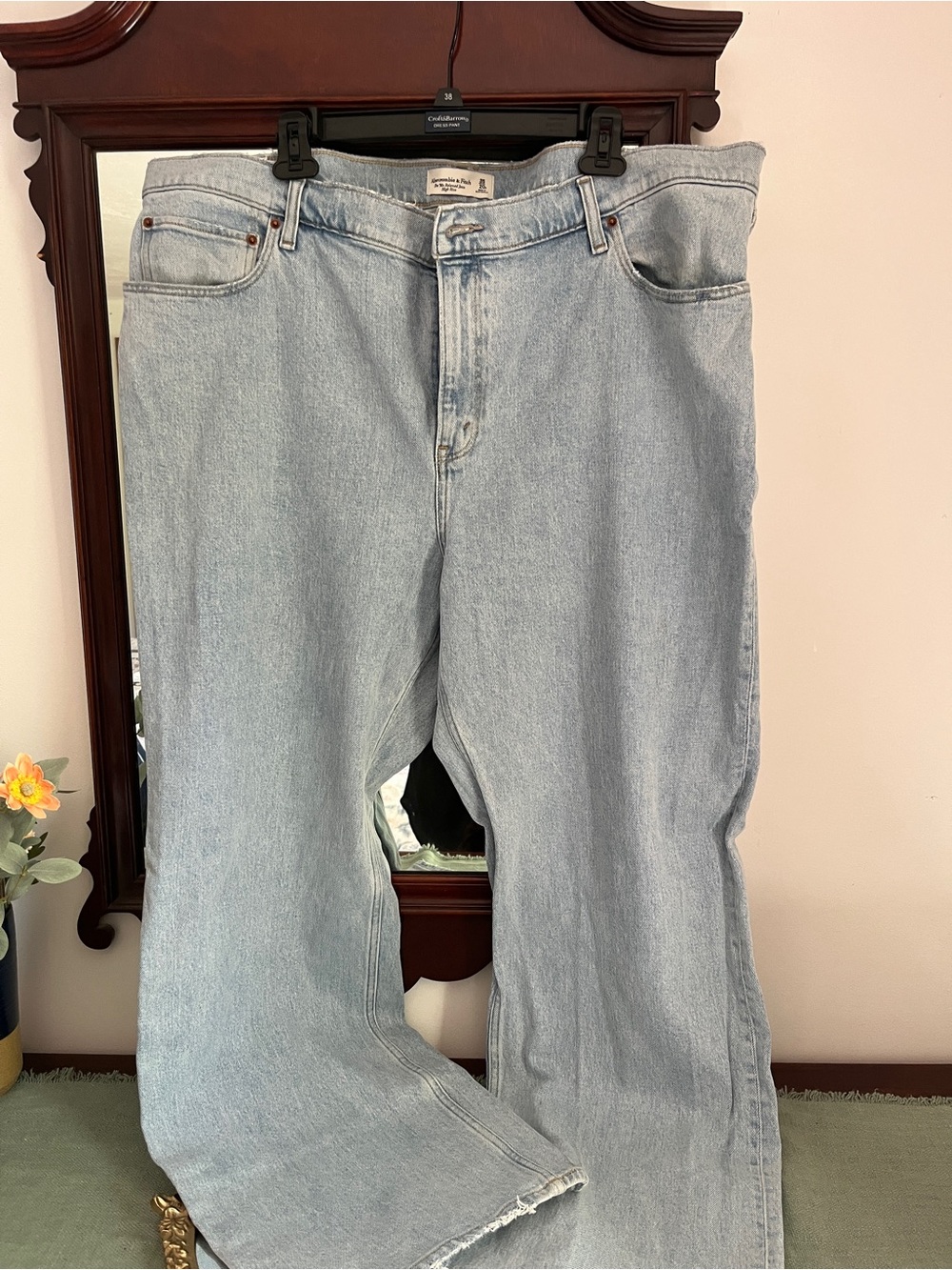 Abercrombie & Fitch Light Blue Boyfriend Jeans
